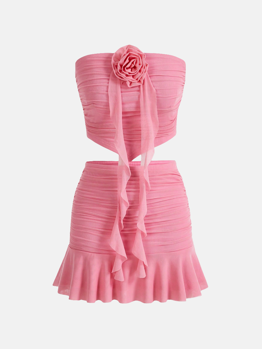 Conjunto Rosa Chiclete