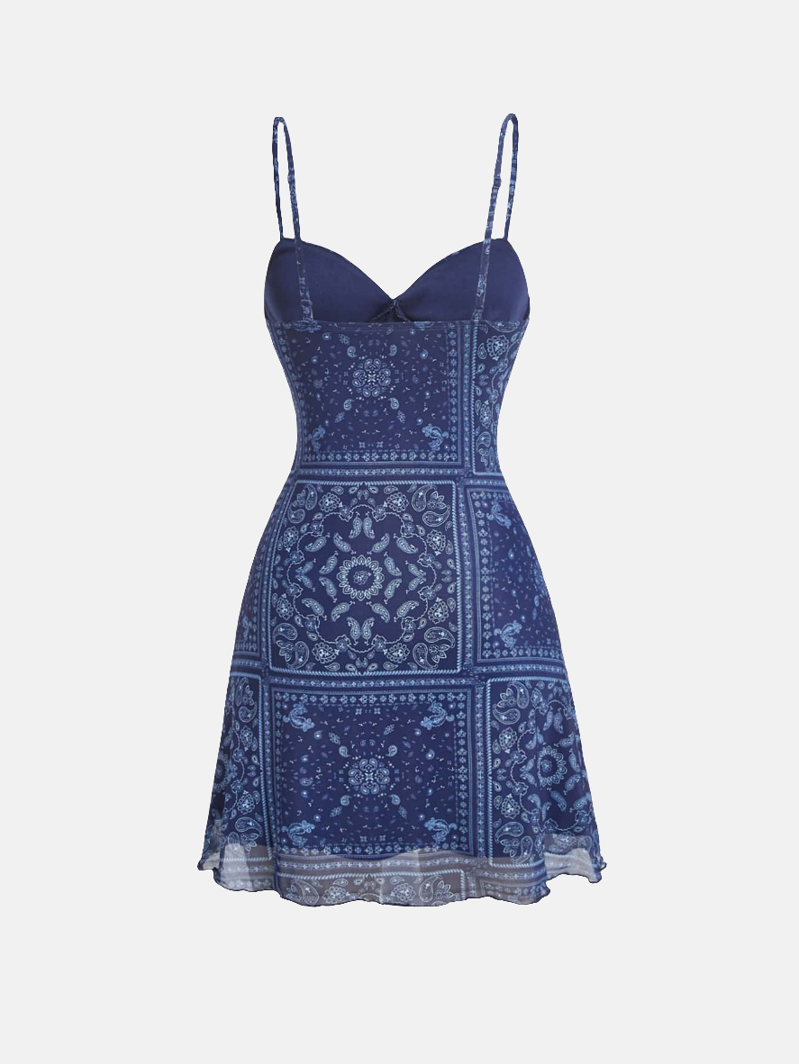 Vestido Velvet Blue